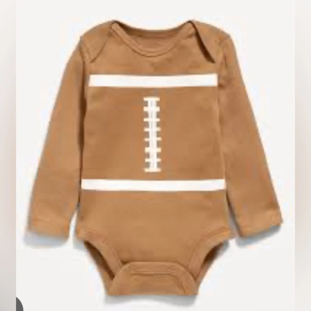 Old Navy - NEW - Unisex Long-Sleeve Graphic Bodysuit. 18-24mos. Color:Acacia